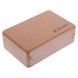 Блок для йоги пробковый Zelart FI-7850-3 коричневый FI-7850-3 фото 5