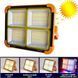Потужний ліхтар - прожектор із сонячною панеллю та функцією Power bank Solar LED light 12000 mAH ws43433 фото 1
