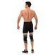 Наколінник бандаж еластичний з фіксуючим ременем KNEE BRACE EZOUS A-07 2шт M-XL сірий-чорний M A-07 фото 9