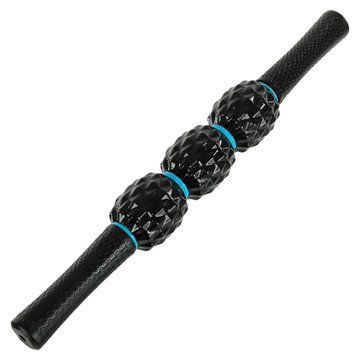Массажер-палка роликовый антицеллюлитный 3 массажера Magnetic Massage Stick LiveUp LP8264 черный LP8264 фото