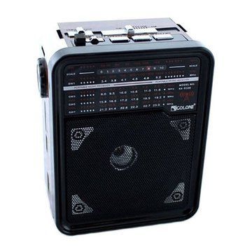 Радиоприемник GOLON RX-9100 USB+SD Радио с фонарем, Ретро радиоприемник, Fm передатчик. Цвет: красный ws15633 фото