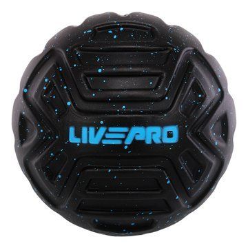 Мяч массажный для МФР LivePRO Target massage ball LP8508 o12,5см черный LP8508 фото
