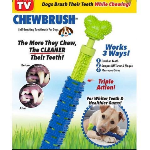 Зубная щетка для собак ChewBrush ws31438 фото