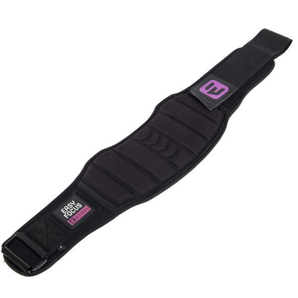 Пояс атлетический текстильный EZOUS POWER BELT ARMOR O-07 спинка-18см размер S-L черный O-07 фото