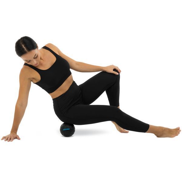 Мяч массажный для МФР LivePRO Target massage ball LP8508 o12,5см черный LP8508 фото