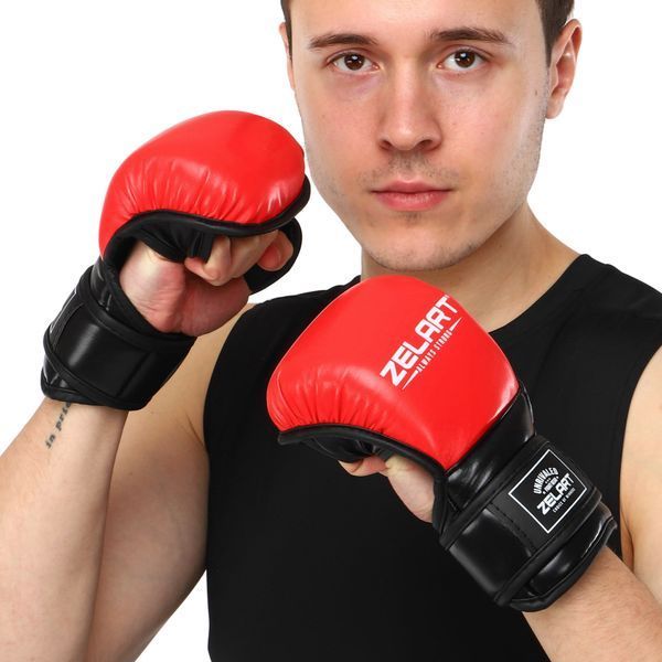 Рукавиці Краби спарингові для MMA Zelart BO-4612 S-XL кольори в асортименті S BO-4612 фото