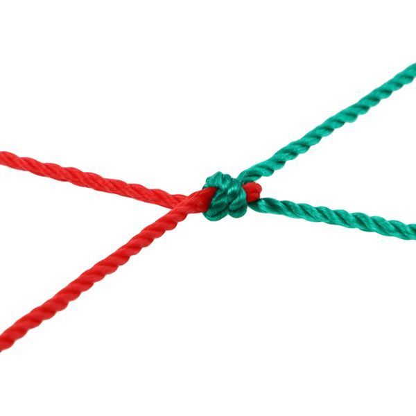 Сетка на ворота футбольные в комплекте из 2 штук SP-Planeta Эконом 1,5 SO-5295 7,32x2,44x1,5м 2шт белый SO-5295 фото