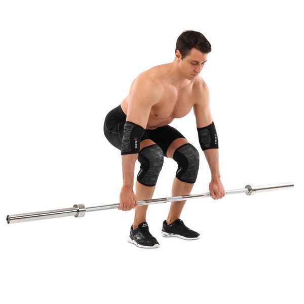 Наколенники для приседа и пауэрлфтинга 2штуки CROSSFIT KNEECAP EZOUS A-05 S-XL камуфляж L A-05 фото