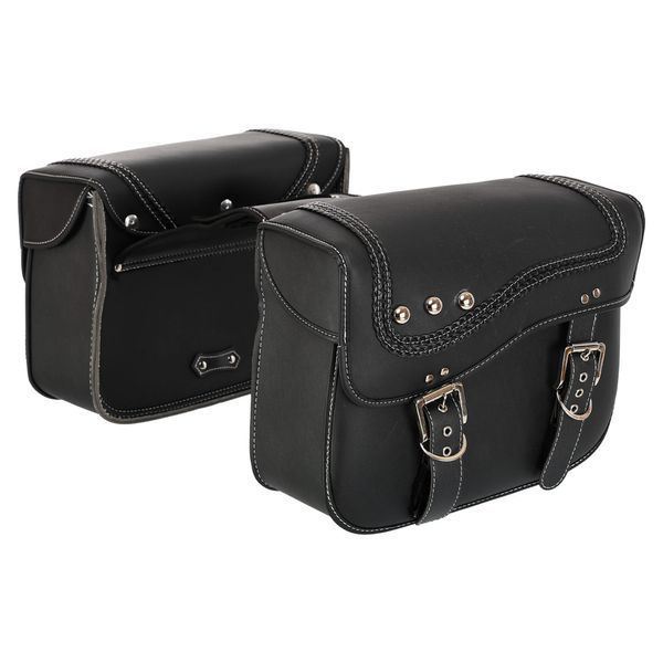 Кофры боковые для мотоцикла из экокожи Chopper SP-Sport HL616 2шт 42x30x15см черный HL616 фото