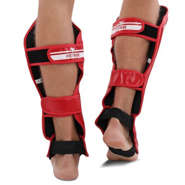 Захист гомілки та стопи Муай Тай, ММА, Кікбоксинг PU FISTRAGE VL-8451 S-XL кольори в асортименті S VL-8451 фото