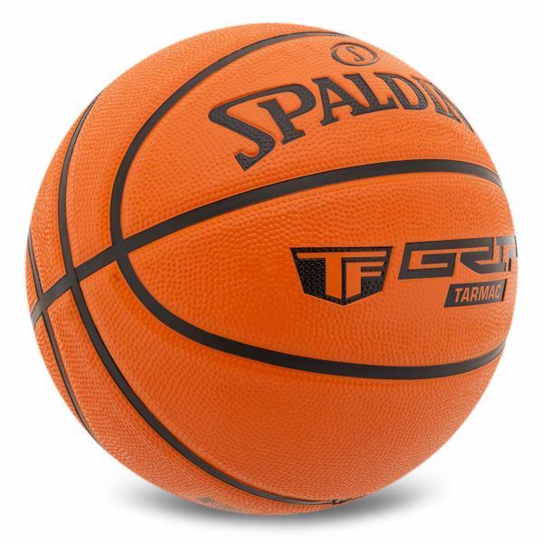 Мяч баскетбольный резиновый SPALDING TF TARMAC GRIP 85102YREV1 размер 7 оранжевый 85102YREV1 фото