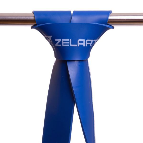 Резина петля для подтягиваний и тренировок лента силовая Zelart POWER LOOP FI-2606-5 27-68кг синий FI-2606-5 фото