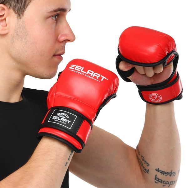 Рукавиці Краби спарингові для MMA Zelart BO-4612 S-XL кольори в асортименті S BO-4612 фото