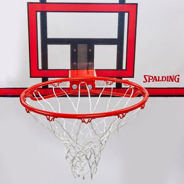 Щит баскетбольный с кольцом и сеткой SPALDING NBA COMBO 79351CN размер 108x73см кольцо o49см 79351CN фото
