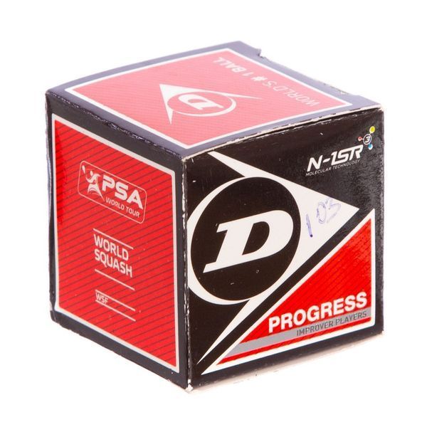 Мяч для сквоша DUNLOP PROGRESS DL700103 1шт черный DL700103 фото