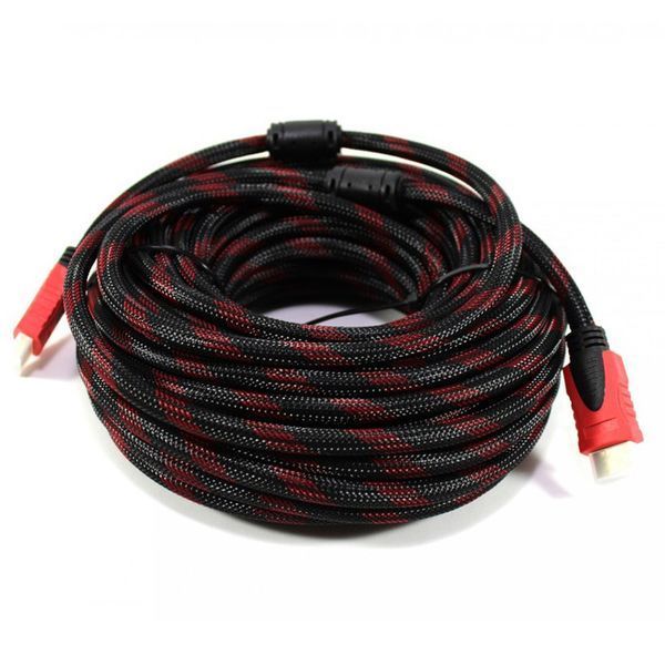 Кабель усиленный 5м переходник адаптер HDMI-HDMI папа-папа аудио видео шнур в обмотке ws85257 фото