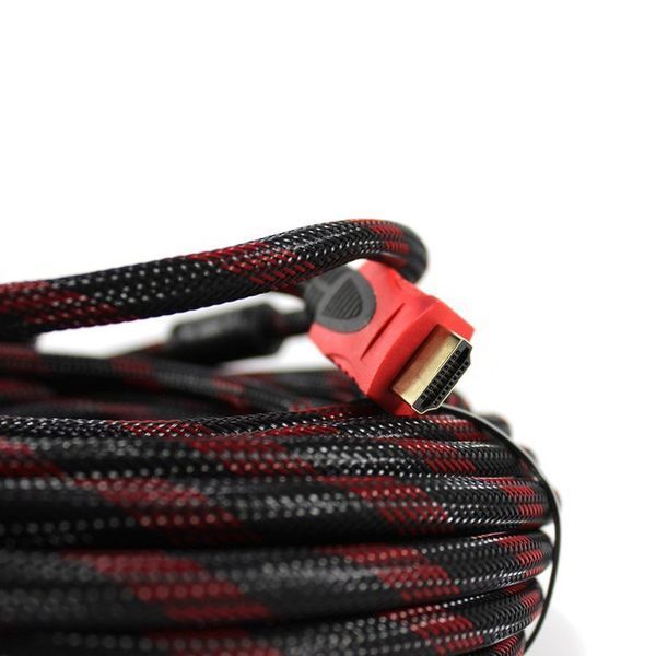 Кабель усиленный 5м переходник адаптер HDMI-HDMI папа-папа аудио видео шнур в обмотке ws85257 фото