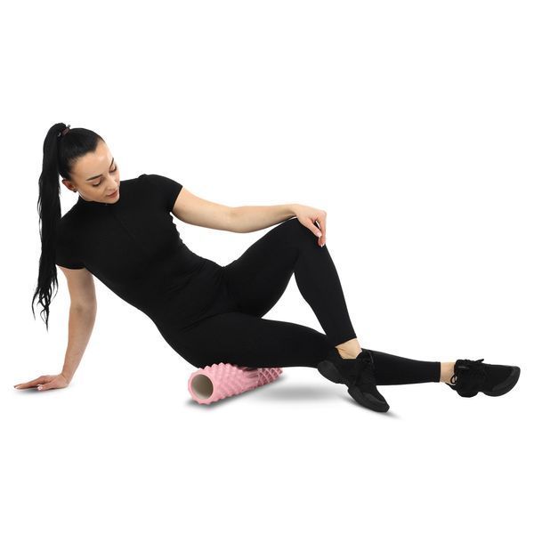 Ролер масажний циліндр (ролик мфр) 45см Grid Spine Roller SP-Sport FI-9389 кольори в асортименті FI-9389 фото