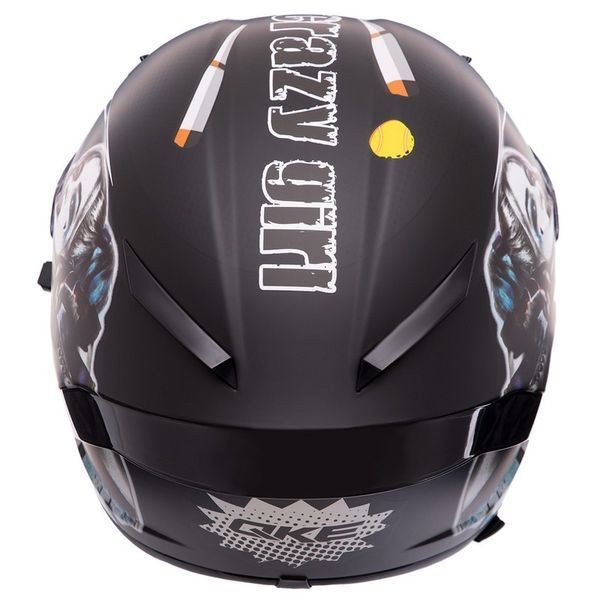 Мотошлем интеграл (full face) QKE HARLEY QUINN Rider Crazy Girl M-9545 M-XL черный-белый L M-9545 фото