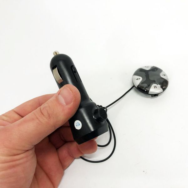 Трансмиттер модулятор MP3 UKC CM-S25 с магнитным держателем, Автомобильный трансмиттер bluetooth ws28439 фото