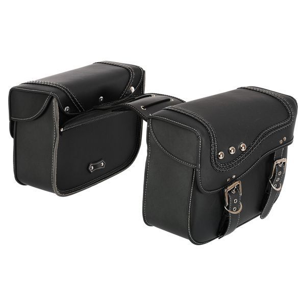 Кофры боковые для мотоцикла из экокожи Chopper SP-Sport HL616 2шт 42x30x15см черный HL616 фото