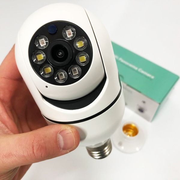 Камера видеонаблюдения лампочка CAM L1 E27 WIFI IP 360/90 поворотная ws87471 фото