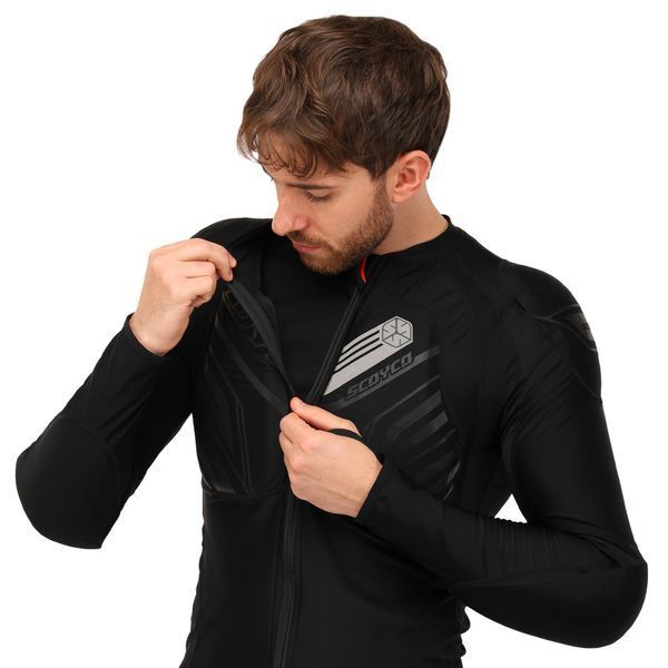 Моточерепаха компресійна SCOYCO Hermes Body armor AM03-2 M-3XL чорний M AM03-2 фото