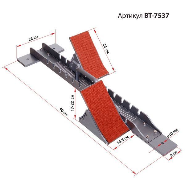 Колодка стартовая для легкой атлетики BT-7537 металл BT-7537 фото