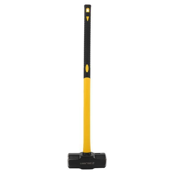 Кувалда стальная молот для кроссфита GYM HAMMER Zelart TA-9635-20LB 20LB (9,1кг) черный-желтый TA-9635-20LB фото