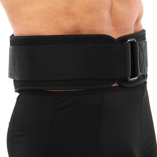 Пояс атлетический текстильный EZOUS POWER BELT ARMOR O-07 спинка-18см размер S-L черный O-07 фото