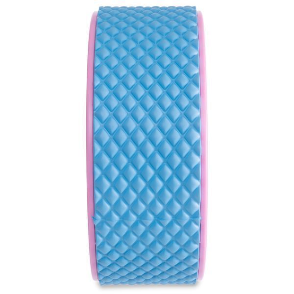 Колесо для йоги массажное SP-Sport Fit Wheel Yoga FI-2438 голубой-розовый FI-2438 фото