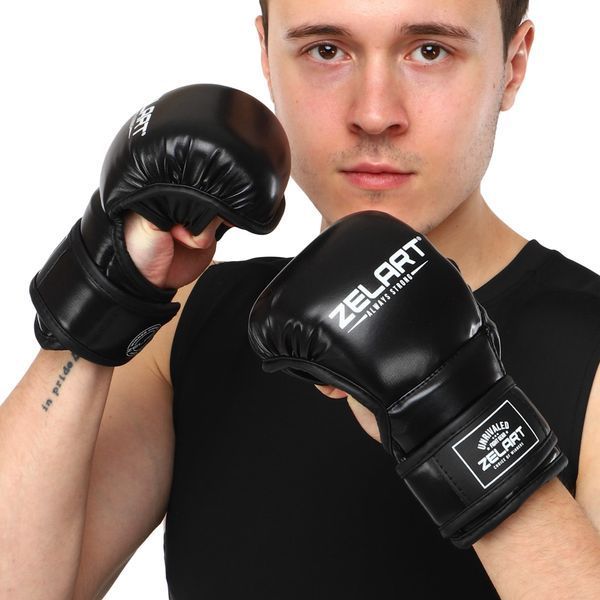 Рукавиці Краби спарингові для MMA Zelart BO-4612 S-XL кольори в асортименті S BO-4612 фото