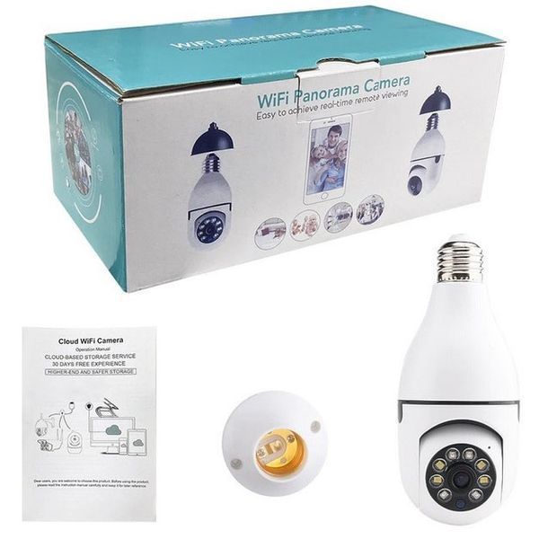 Камера видеонаблюдения лампочка CAM L1 E27 WIFI IP 360/90 поворотная ws87471 фото