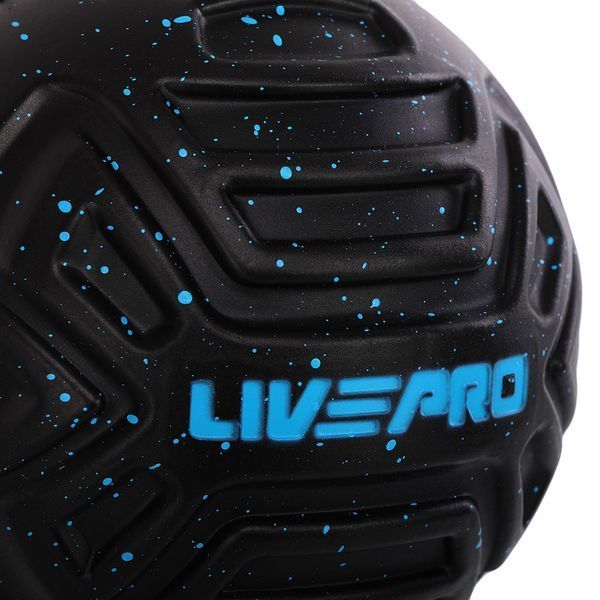 Мяч массажный для МФР LivePRO Target massage ball LP8508 o12,5см черный LP8508 фото
