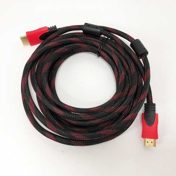 Кабель усиленный 5м переходник адаптер HDMI-HDMI папа-папа аудио видео шнур в обмотке ws85257 фото
