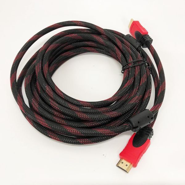 Кабель усиленный 5м переходник адаптер HDMI-HDMI папа-папа аудио видео шнур в обмотке ws85257 фото