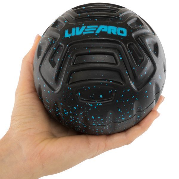 Мяч массажный для МФР LivePRO Target massage ball LP8508 o12,5см черный LP8508 фото