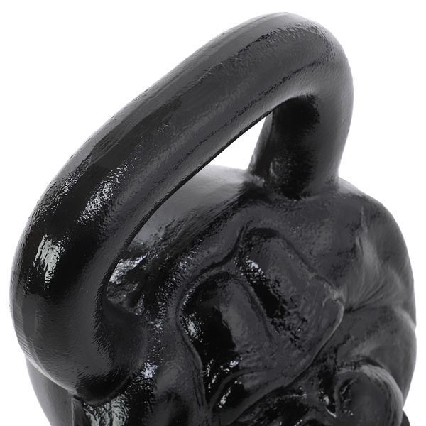 Гиря тренировочная цельная чугунная Iron head Monkey Zelart TA-9930 вес 25кг черный TA-9930 фото