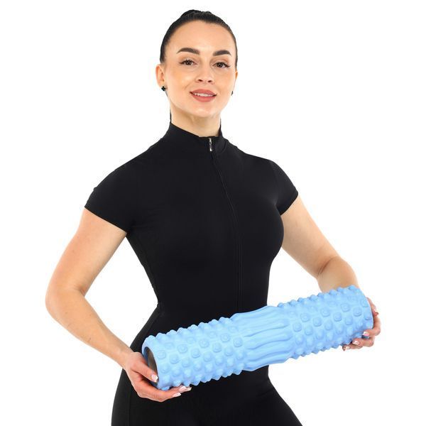 Ролер масажний циліндр (ролик мфр) 45см Grid Spine Roller SP-Sport FI-9389 кольори в асортименті FI-9389 фото