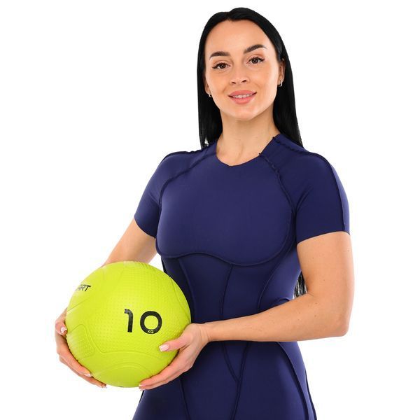 Слэмбол мяч набивной для кроссфита и фитнеса Slam Ball Mdbuddy FI-1774-10 10кг салатовый FI-1774-10 фото