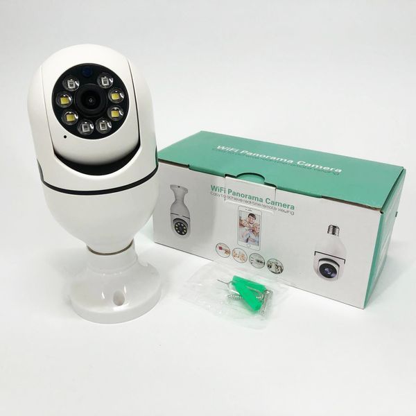Камера видеонаблюдения лампочка CAM L1 E27 WIFI IP 360/90 поворотная ws87471 фото