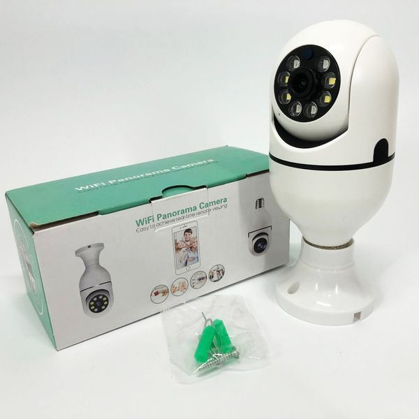 Камера видеонаблюдения лампочка CAM L1 E27 WIFI IP 360/90 поворотная ws87471 фото