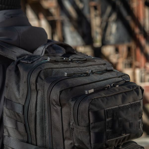 Тактичний рюкзак Tactic 1000D для військових, полювання, риболовлі, походів, подорожей та спорту. Колір чорний ws34293 фото