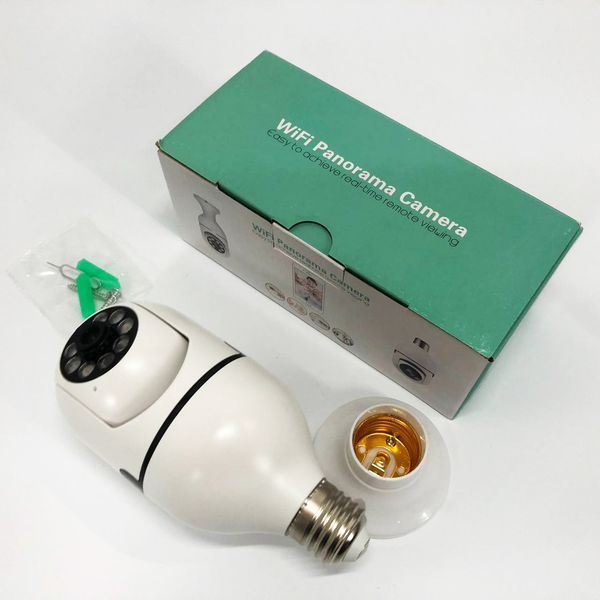 Камера видеонаблюдения лампочка CAM L1 E27 WIFI IP 360/90 поворотная ws87471 фото