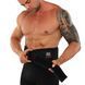 Пояс атлетический текстильный EZOUS POWER BELT ARMOR O-07 спинка-18см размер S-L черный O-07 фото 15
