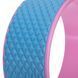 Колесо для йоги массажное SP-Sport Fit Wheel Yoga FI-2438 голубой-розовый FI-2438 фото 4