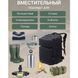Тактичний рюкзак Tactic 1000D для військових, полювання, риболовлі, походів, подорожей та спорту. Колір чорний ws34293 фото 11