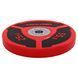 Бамперні диски поліуретанові Bumper Plates LiveUp LP8027-25 o50.5мм 25кг червоний-чорний LP8027-25 фото 3