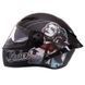 Мотошлем интеграл (full face) QKE HARLEY QUINN Rider Crazy Girl M-9545 M-XL черный-белый L M-9545 фото 10