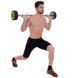 Штанга неразборная с фиксированным весом прямая полиуретановая Zelart Urethane Barbell TA-2689-35 длина-110см 35кг черный-салатовый TA-2689-35 фото 8